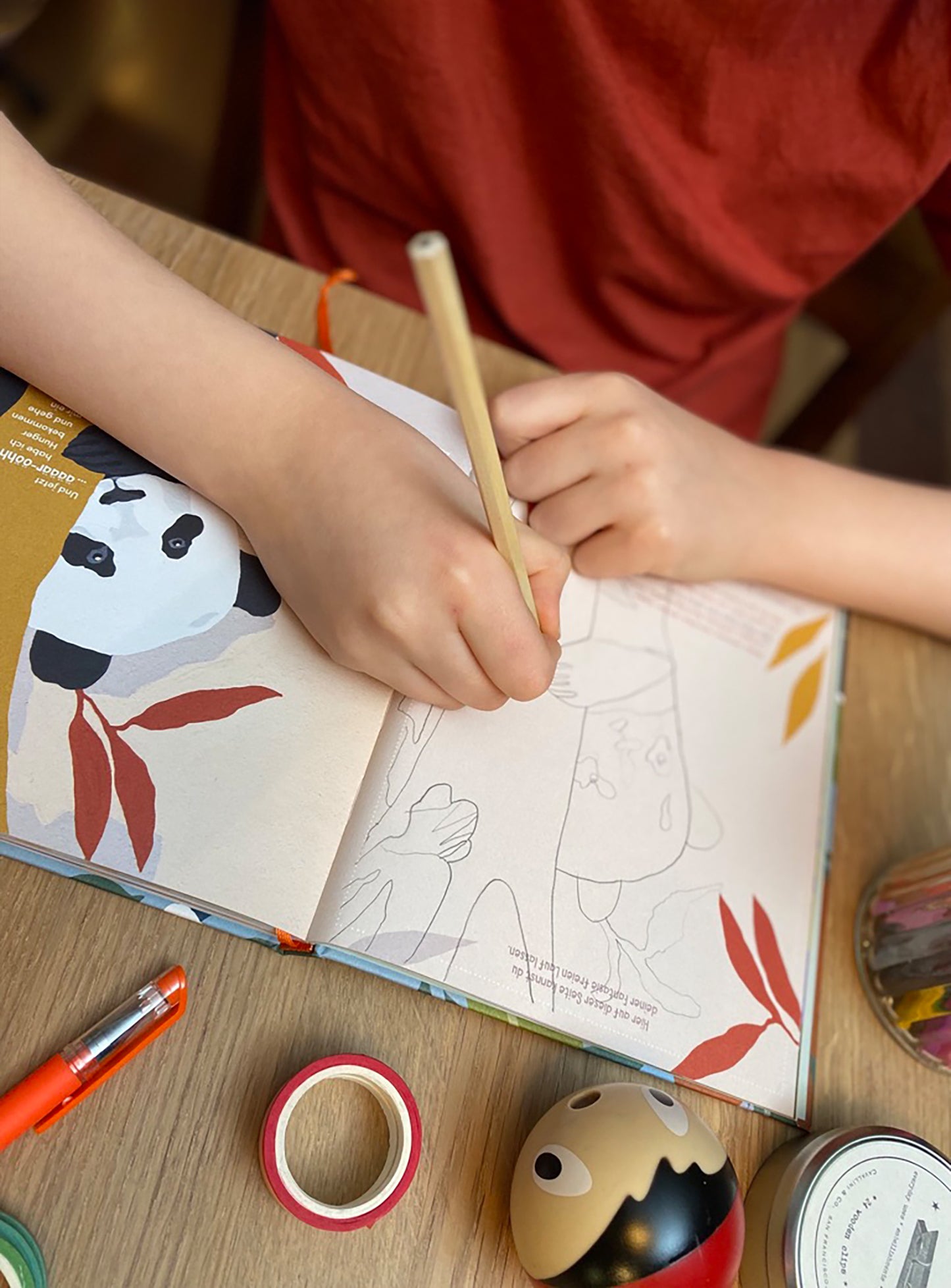 Panda, Giraffe, Bär und Co sprechen dein Kind im Text direkt an. Sie erzählen Lustiges und Wissenswertes über sich und stellen den Kindern interessante Fragen. Im wilden Freundebuch erfährt dein Kind spielerisch warum dem Eisbären nicht so schnell kalt werden kann, warum das Rotkehlchen auch im Dunkeln weiß wohin es fliegen muss, wieso das Faultier so langsam ist und vieles mehr.