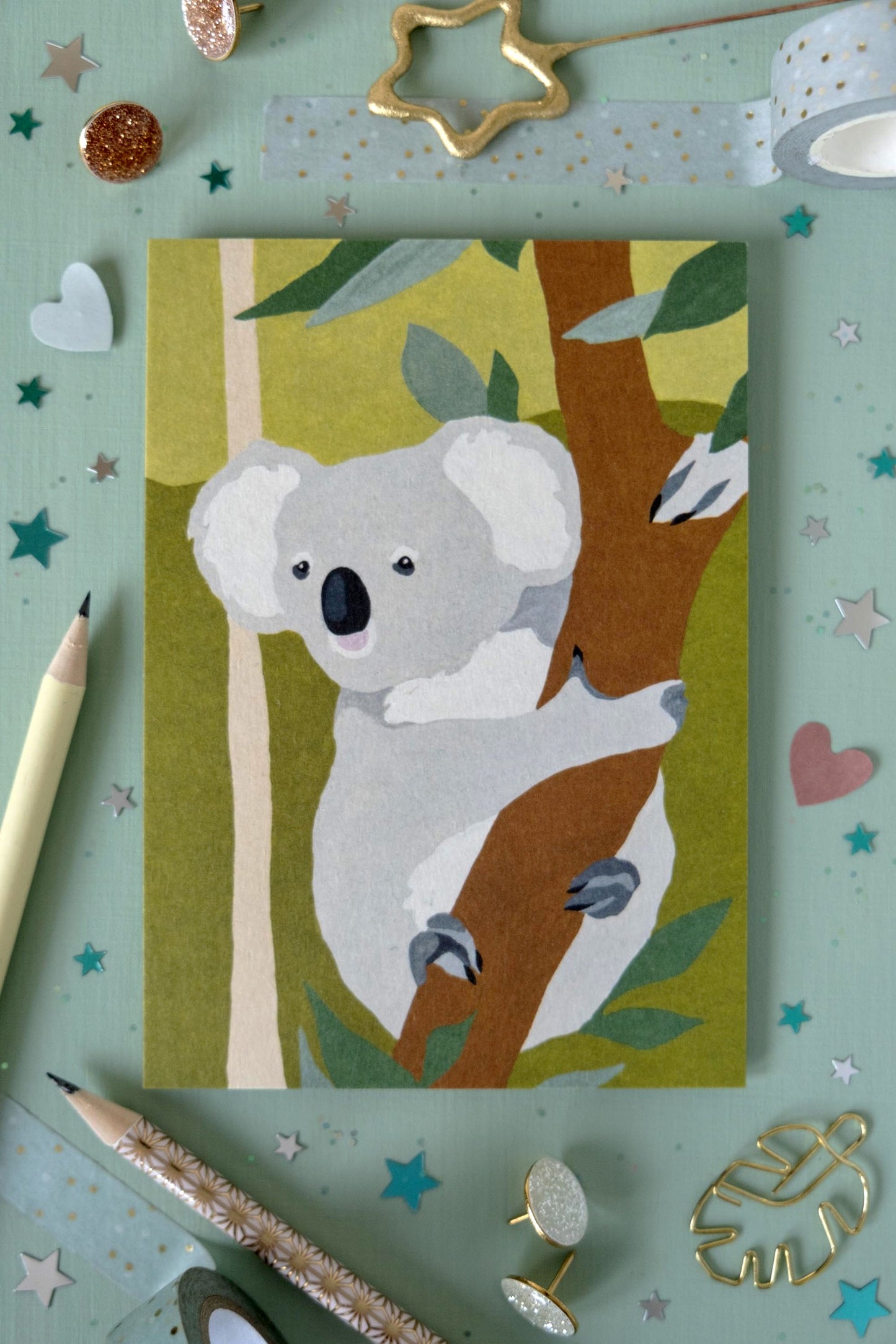 Postkarte | mini Kunstdruck KOALA