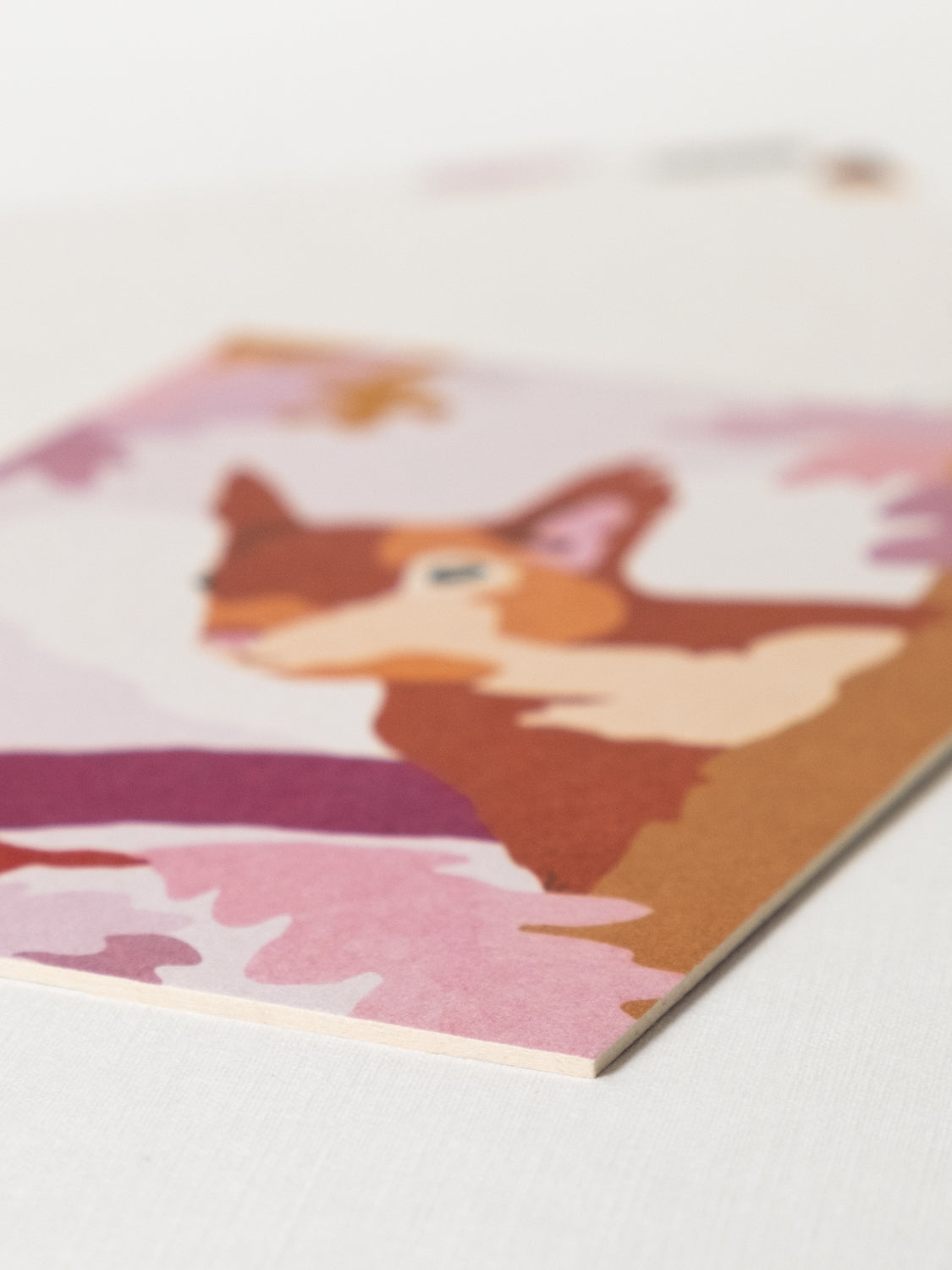Postkarte | mini Kunstdruck EICHHÖRNCHEN