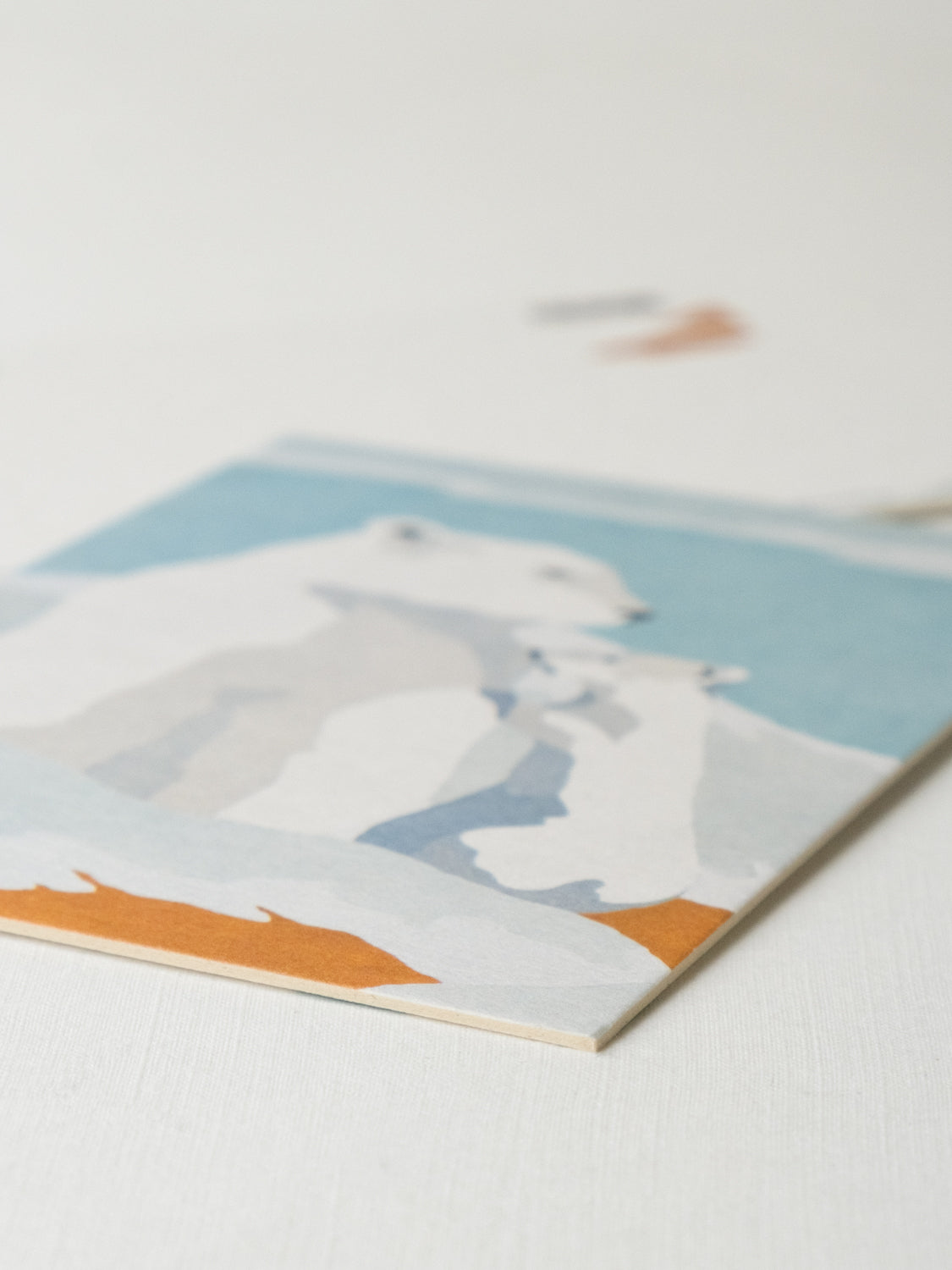 Postkarte | mini Kunstdruck EISBÄR