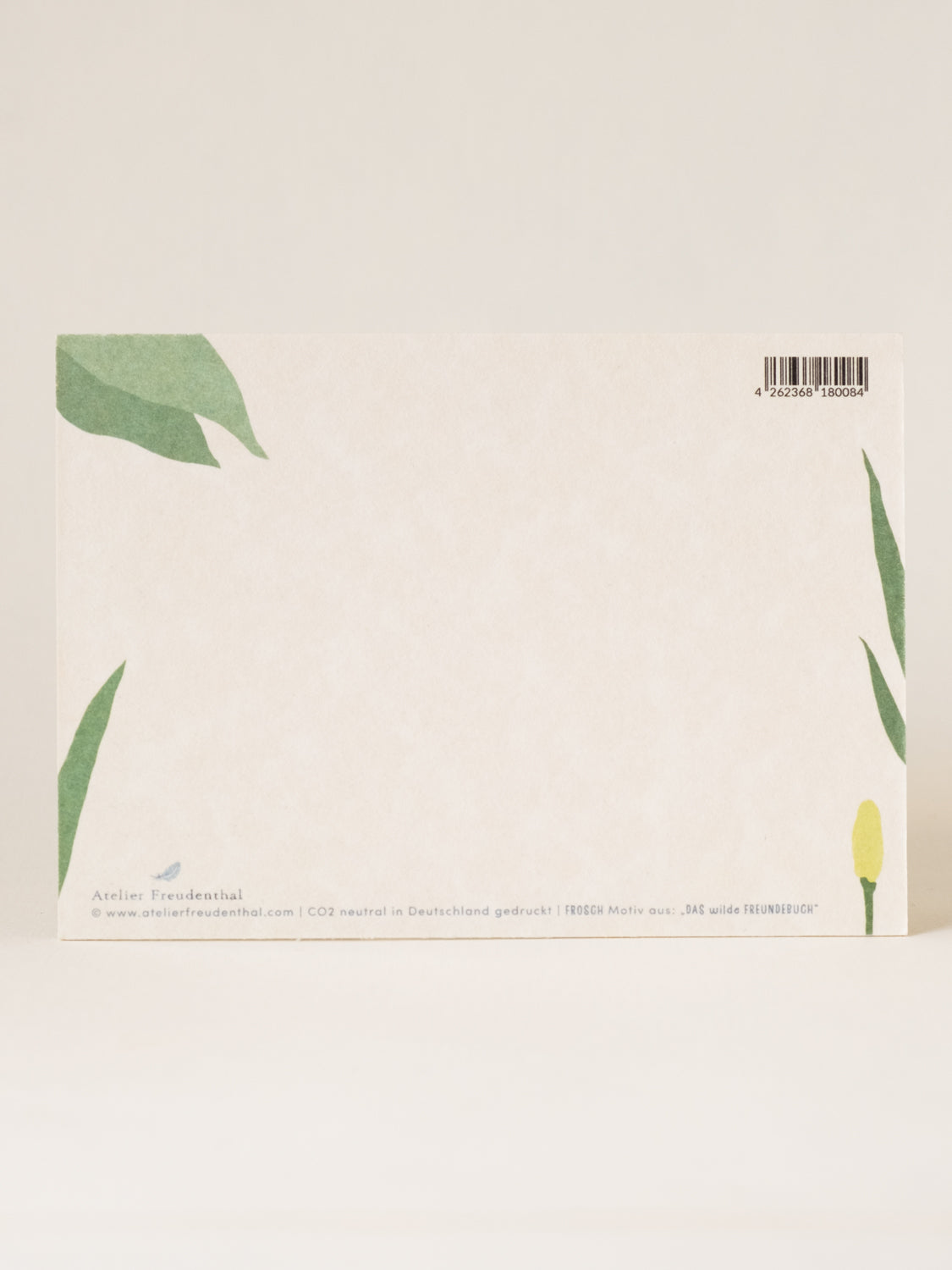 Postkarte | mini Kunstdruck FROSCH