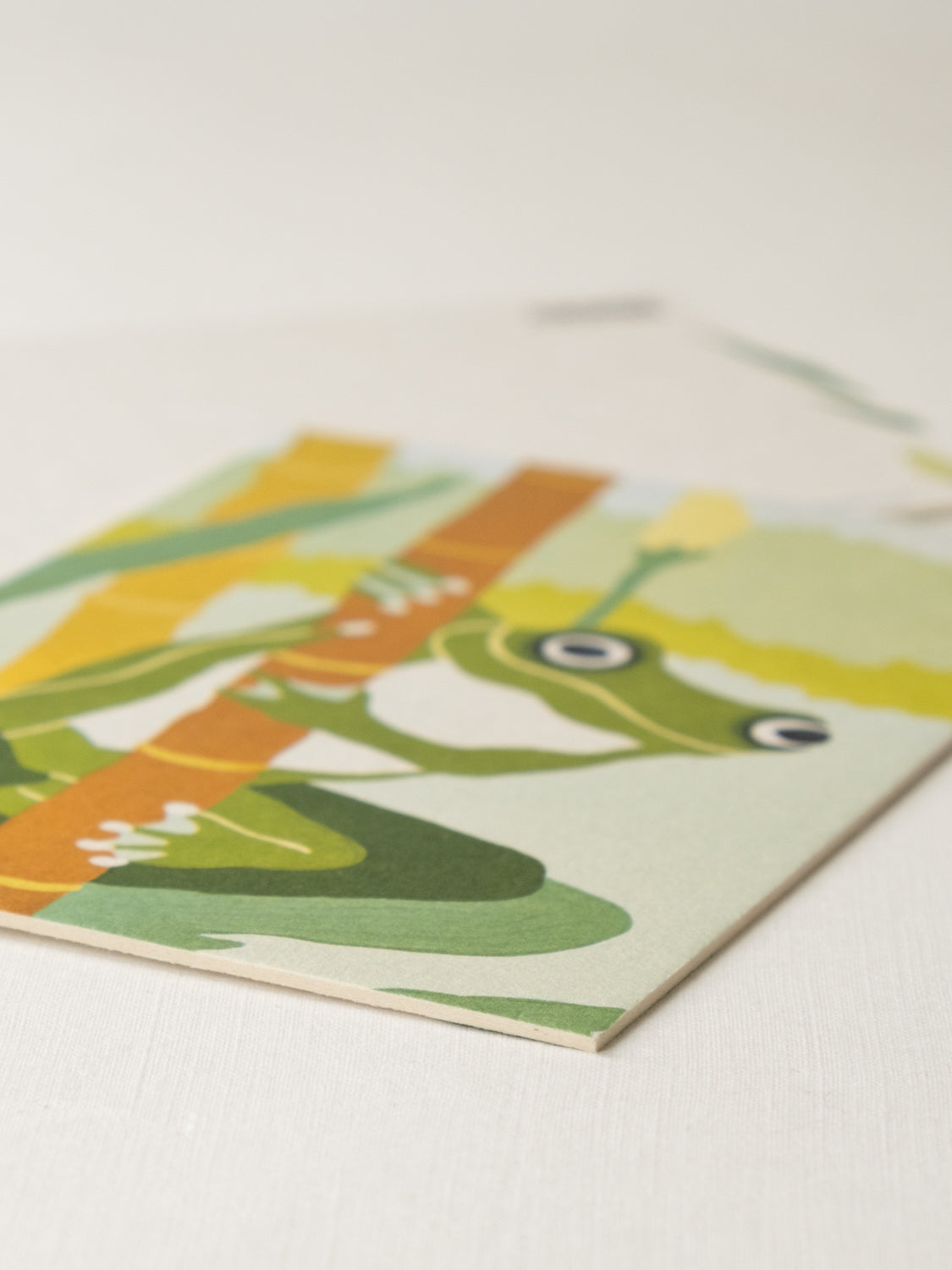 Postkarte | mini Kunstdruck FROSCH