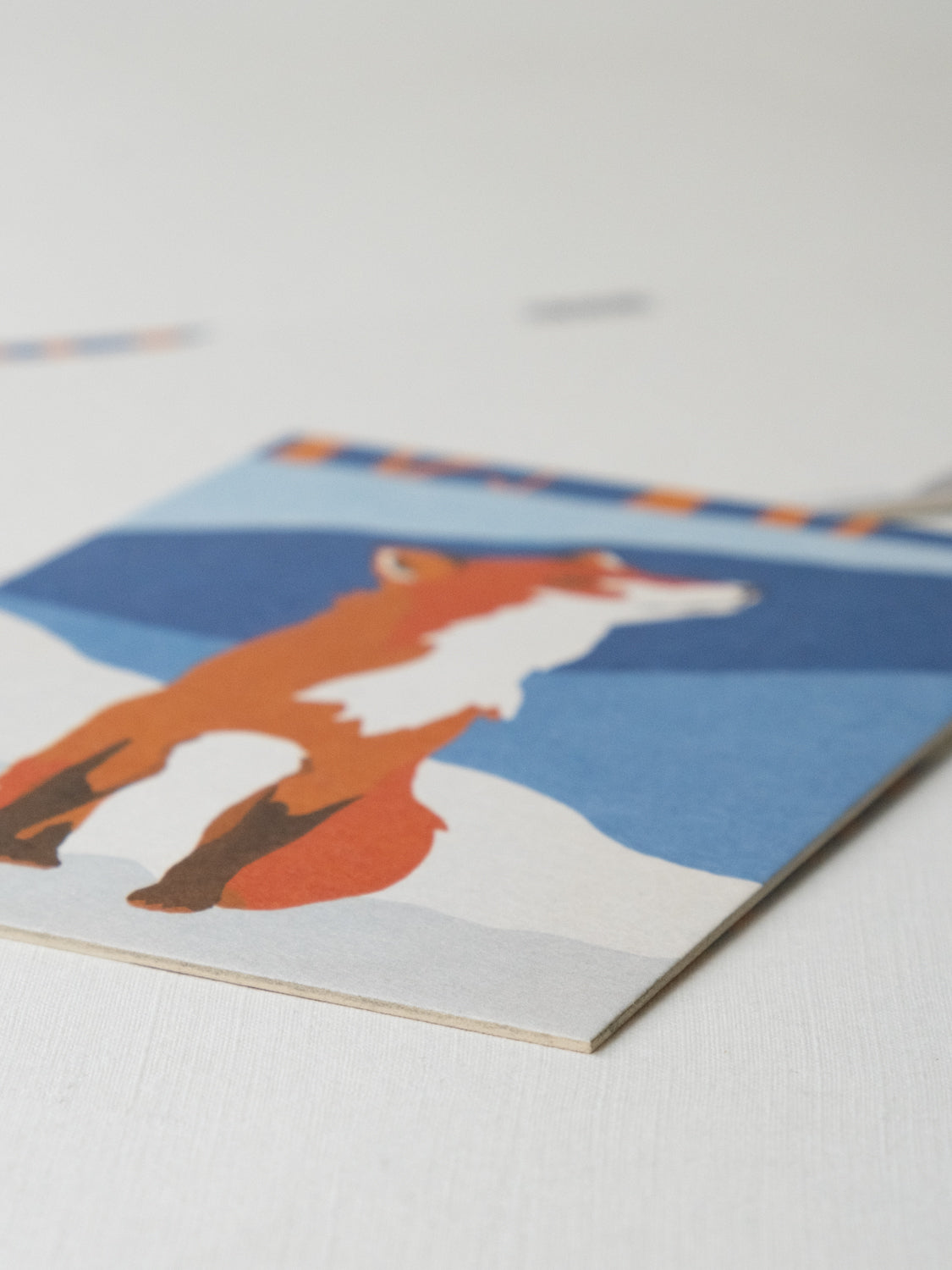 Postkarte | mini Kunstdruck FUCHS