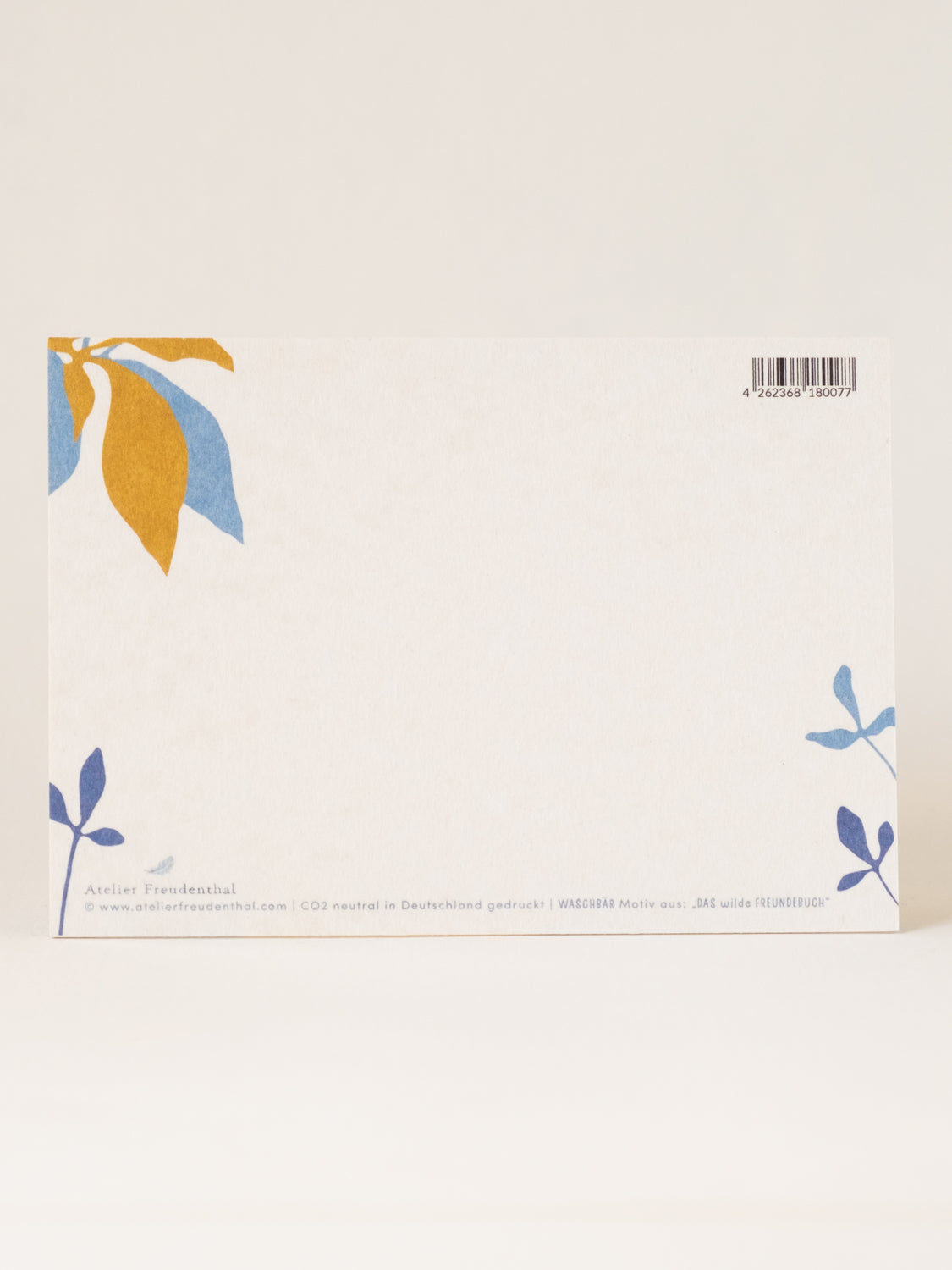 Postkarte | mini Kunstdruck WASCHBÄR