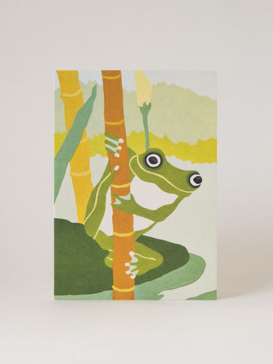 Postkarte | mini Kunstdruck FROSCH