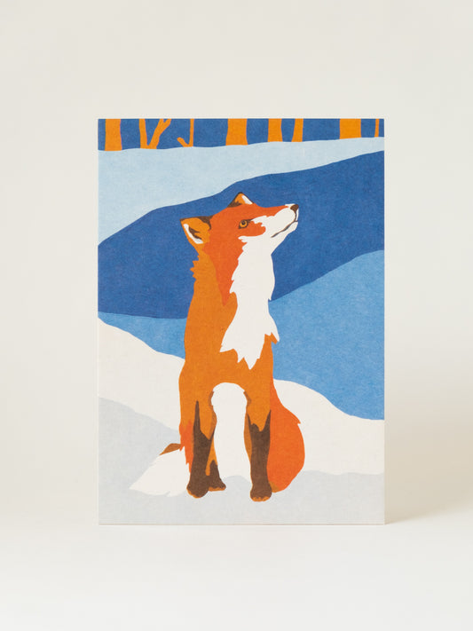 Postkarte | mini Kunstdruck FUCHS