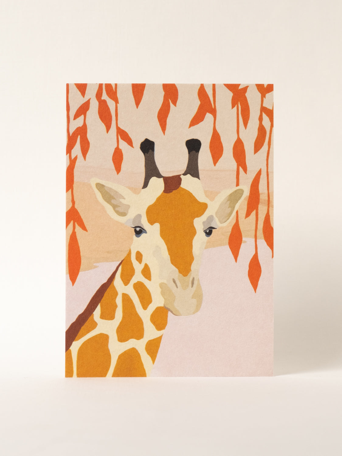 Postkarte | mini Kunstdruck GIRAFFE